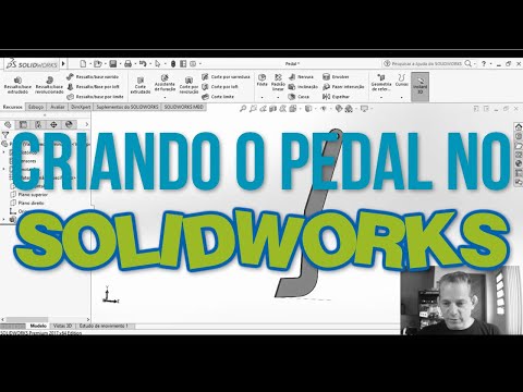 DEPOIS DE MODELAR A PEDALEIRA, USEI O SOLIDWORKS PARA GERAR O ARQUIVO UTILIZADO NO CORTE LASER