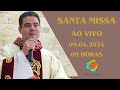 Santa missa com padre robson oliveira  09042024  09h  ao vivo de mogi das cruzes sp