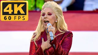 Lady Gaga - U.S. National Anthem (Live at 2016 Super Bowl) (4K 60fps Remaster + Enhanced Preview)