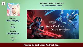 Popular 10 Last Chaos Android Apps screenshot 2
