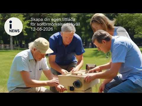 Skapa din egen tittlåda för solförmörkelsen i kväll