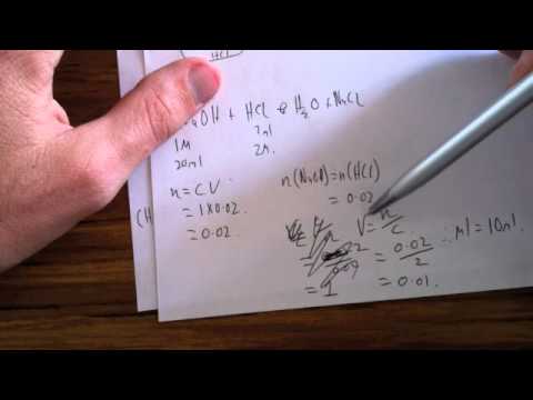 Thumbnail for VCE UNIT 3: More Back Titrations.