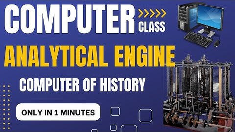 Analytical Engine computer in hindi | Analytical Engine history | #computerknowledge #computerclass