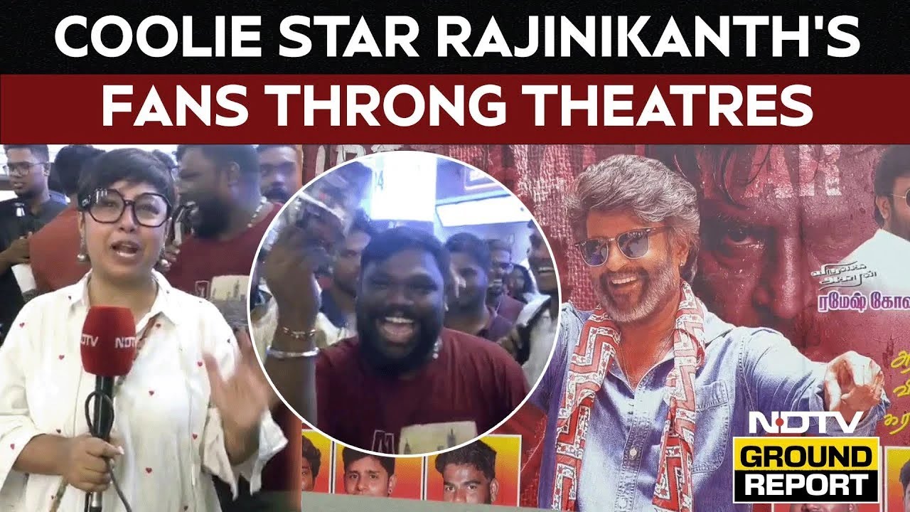 Coolie Movie Review | Rajinikanth's Fans Throng Theatres For First Day, First Show In Mumbai