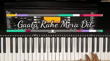 Gaata Rahe Mera Dil On Keyboard ।। Instrumental ।। Melody Kingdom of Akshat ।।