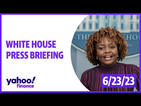 White House Press Secretary Karine Jean-Pierre holds briefing