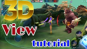How To 3D view ( mobile legends) 2021 TUTORIAL (Tagalog)