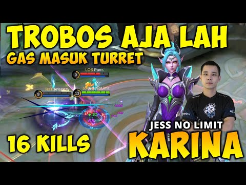 Ini Baru Cara Main Karina Jess No Limit Pakai Build Ini Damage Sakit Top Global & Pro Player MLBB  @officialmgid