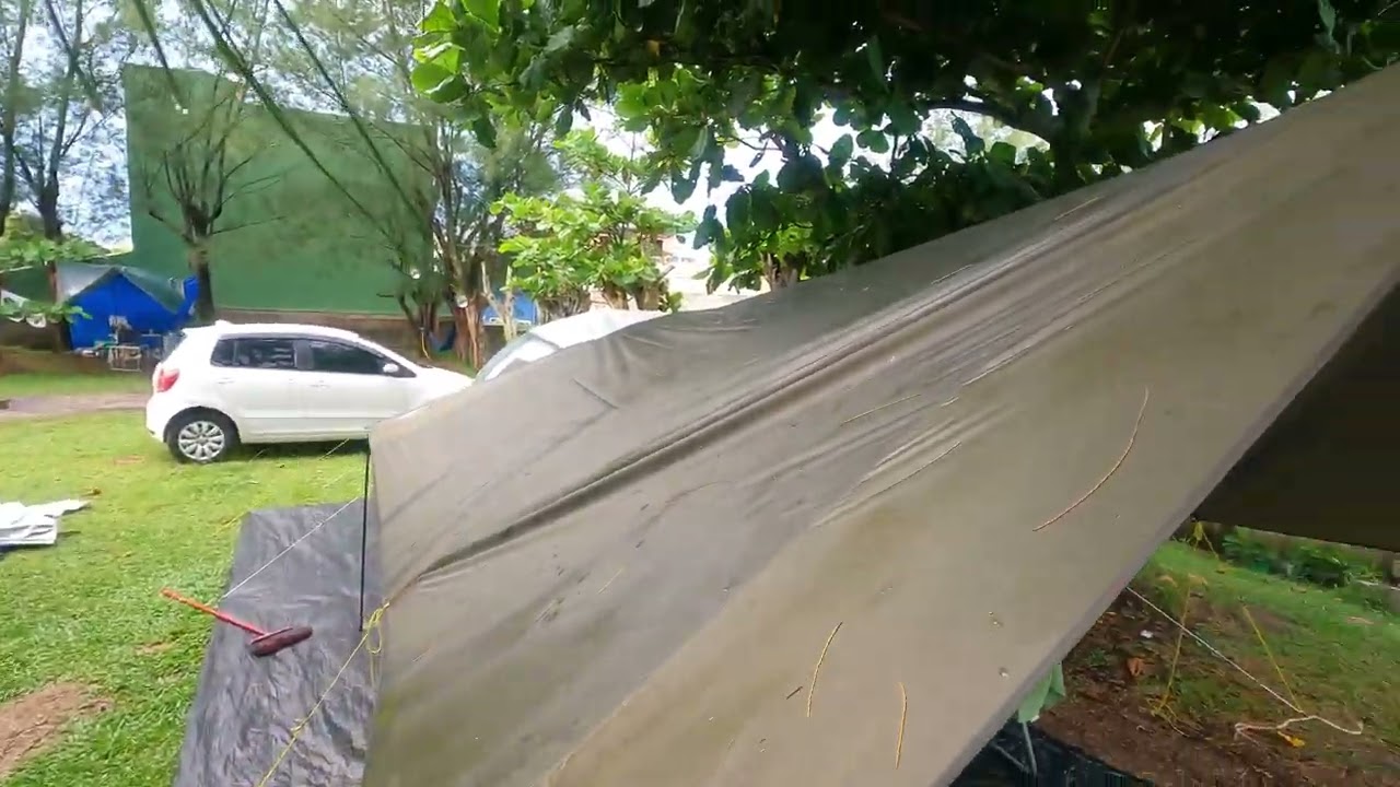 TopLander tarp test. Why we don't recommend Joyfox - YouTube