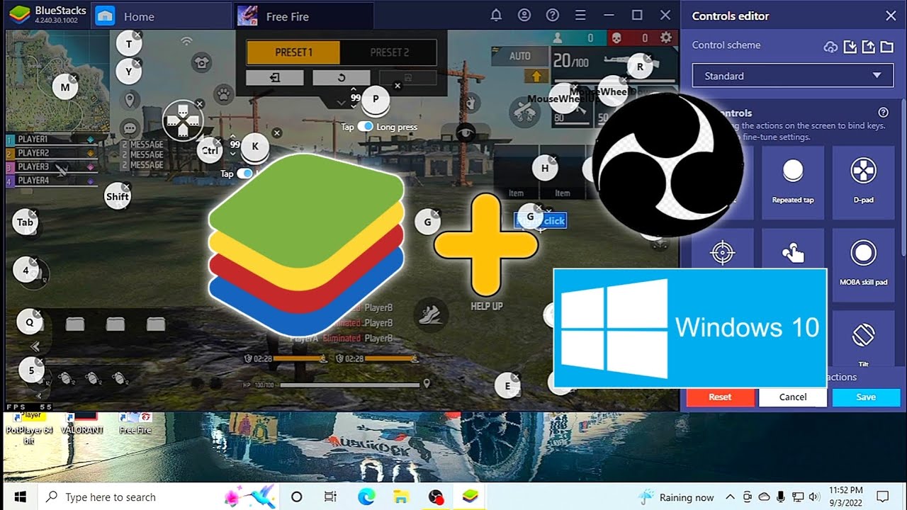 Game Screen Recorder // Bluestacks Best version And Setting key's YouTube