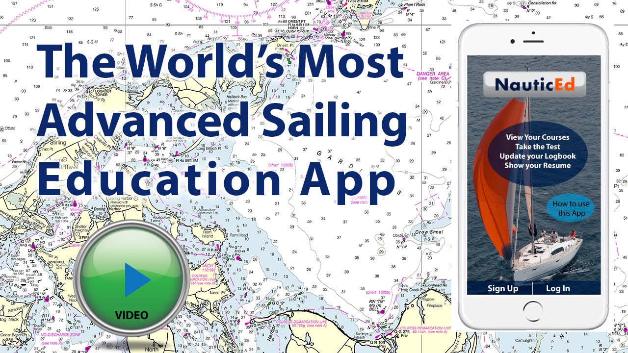 ⁣NauticEd Sailing App