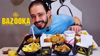 طلعة Bazooka Fried Chicken تجربة منيو مطعم بازوكا كله بالحلو - أجمد طعم فراخ مقلية في مصر ؟!