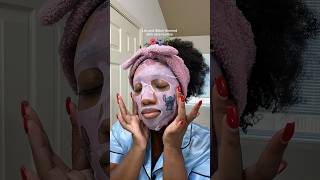 Lilo & Stitch themed skin care routine 🫧 | did you peep the STITCH EMOJI? 🥹🫣 #skincare #shorts