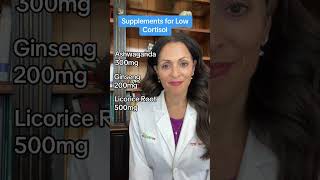 Boost Low Cortisol with These 4 Supplements