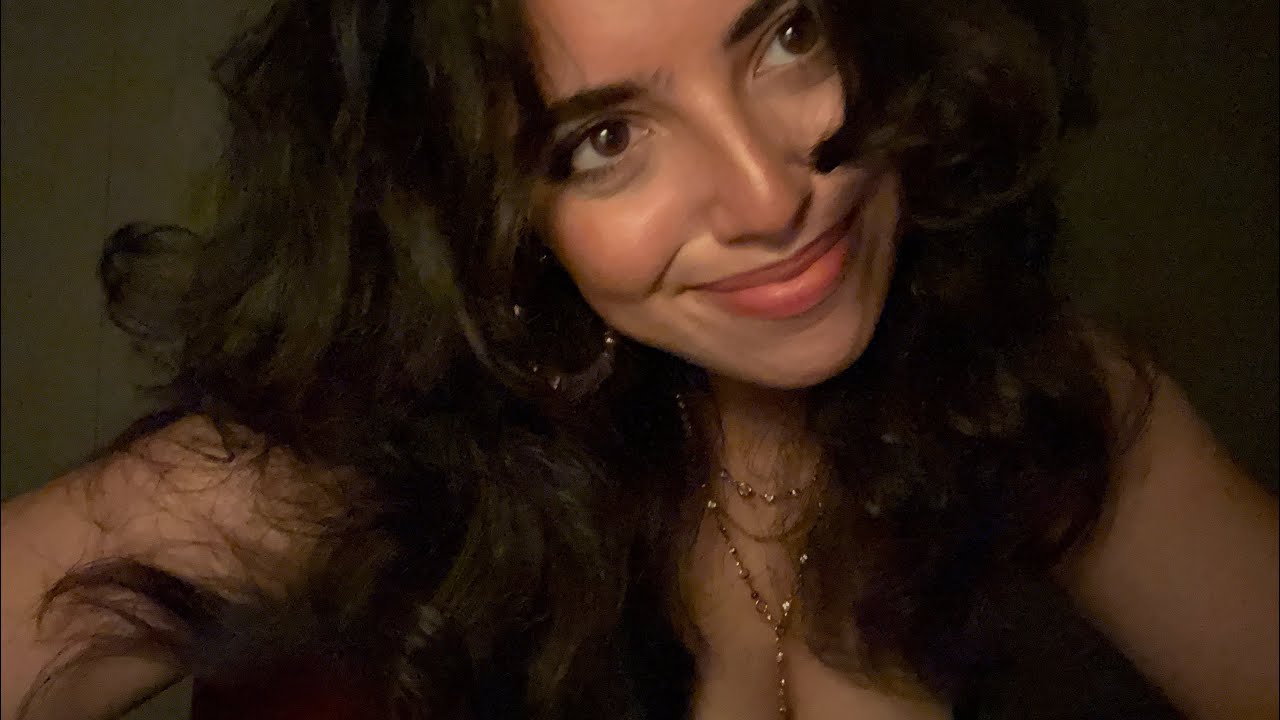 ASMR soft speaking (rambling while doing some triggers)