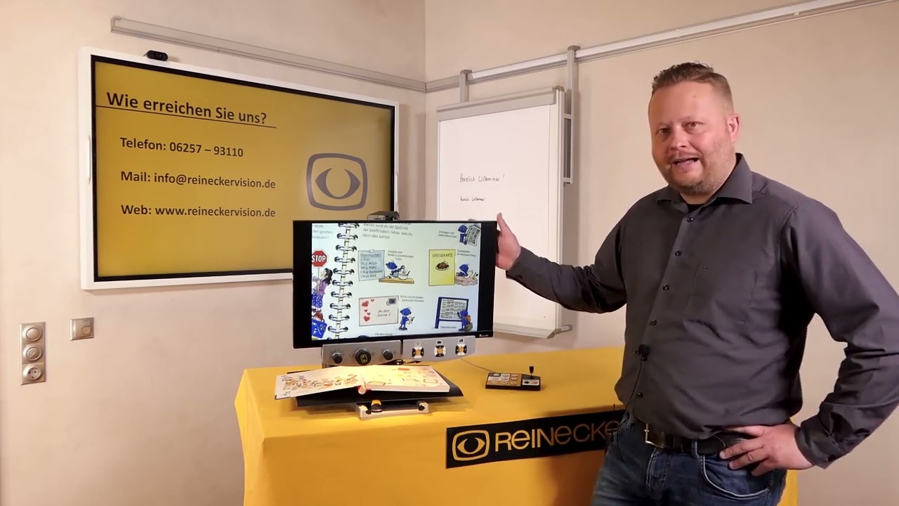 SightCity 2022 – Arbeitsplatz- und Schulausstattung: Bildschirmlesegeräte mit zwei Kameras