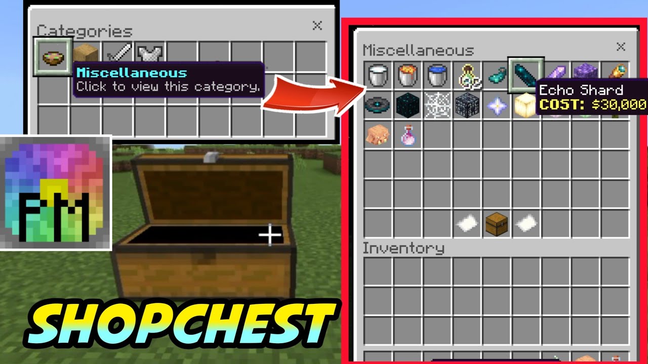 ShopChest Tutorial | Plugin Pocketmine-MP v5.0.0 | [1.20.10] support ...