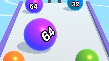 Ball Run 2048 - All Levels Gameplay (Level 33-36)