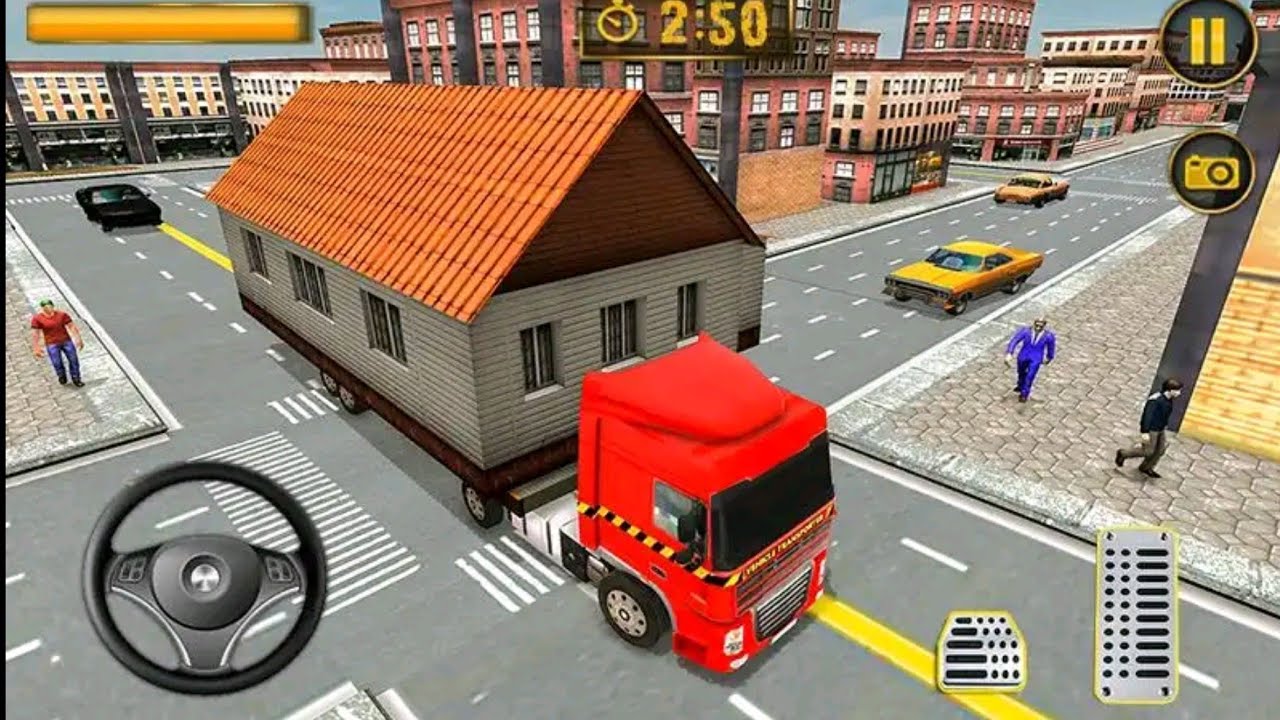 Heavy Demolition Crane Simulator 2022 - House Moving Games - Android Gameplay#2