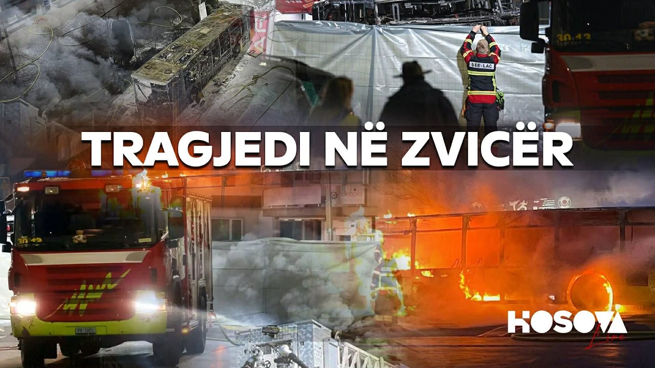 VDESIN 6 persona..Gomat e autobusit fluturuan 200 metra! DIREKT nga Zvicra | KOSOVA LIVE | T7