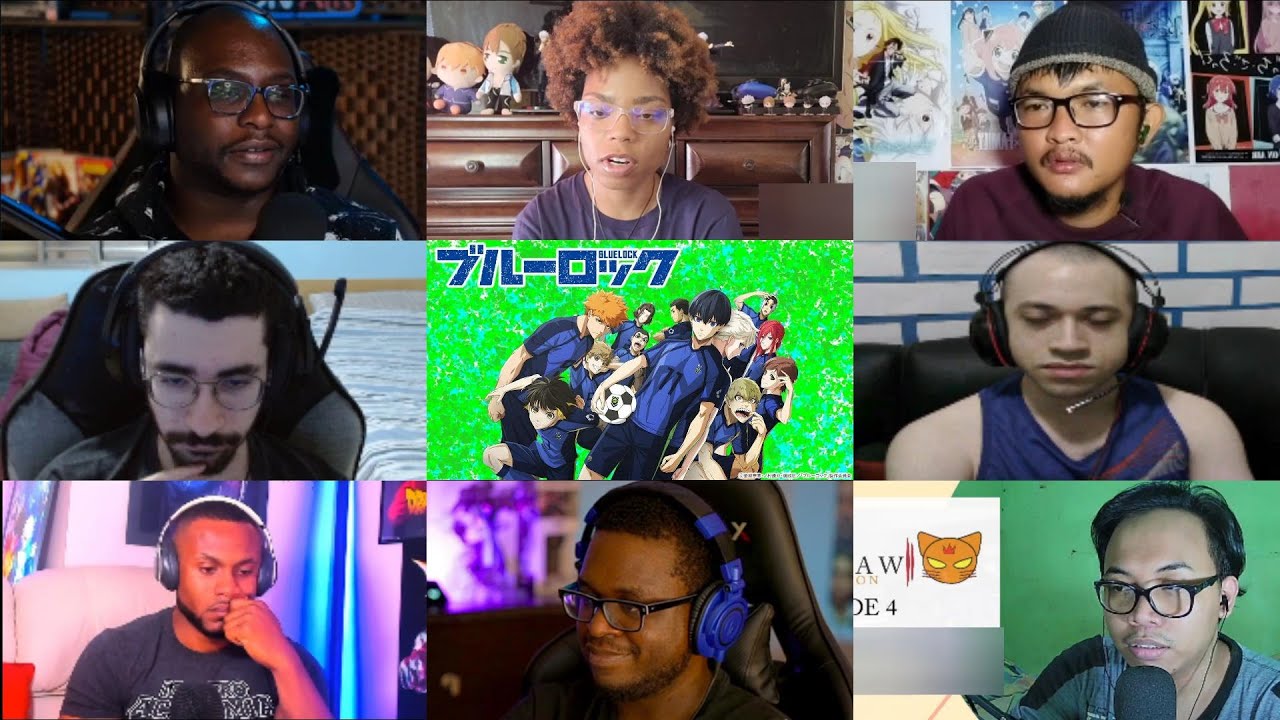 海外の反応 ブルーロック 4話 Blue Lock Episode 4 Reaction Youtube