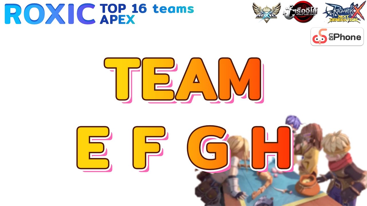 [ROX] LIVE : ROXIC APEX TOP 16 teams ทีม E F G H - YouTube