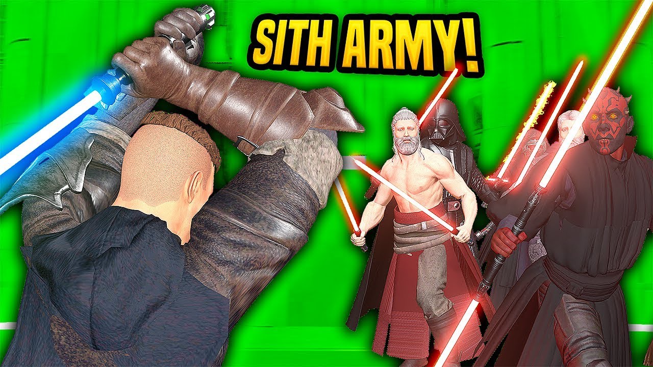 FACING THE SITH ARMY Blades and Sorcery VR Mods (Star Wars) YouTube
