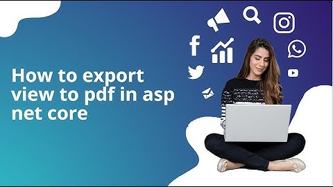 How to export view to pdf in asp net core