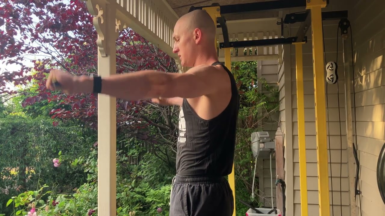Back day glimpse (skipping and pullups)