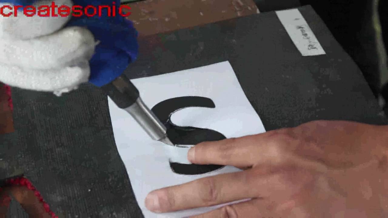 rubber carpet cutting