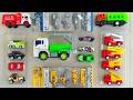 Tinny Carrs, Bus Tayo Little Bus, Mobil Polisi, Pemadam Kebakaran, Truk Sampah, Collection Mini Cars