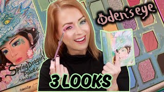 NEW ODEN'S EYE x JUDY SPRING DRAGON Palette Review + 3 LOOKS | Steff's Beauty Stash
