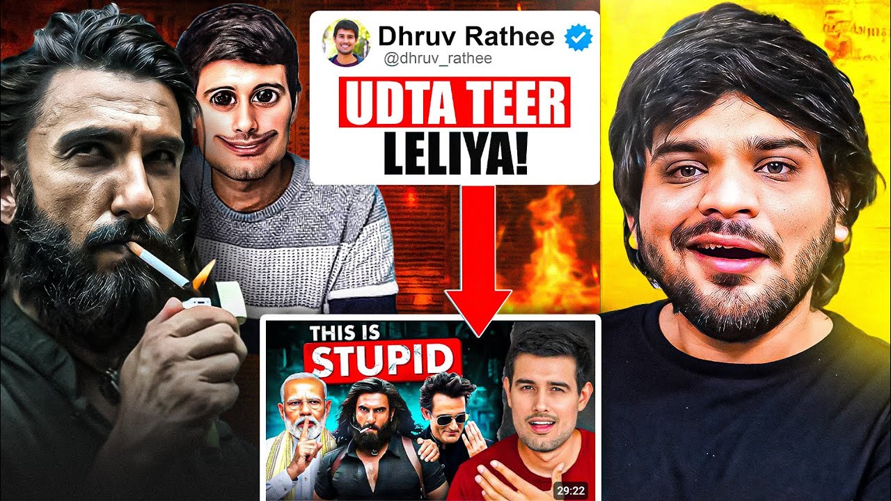 How Dhruv Rathee Got Badly Trolled By His Own Fans On His Dhurandhar Review Video😂