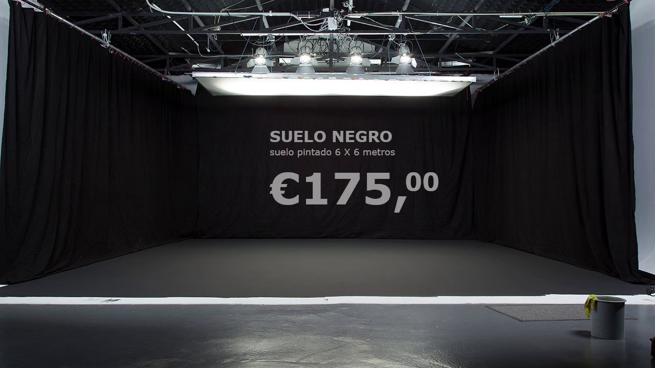 Plató negro en Madrid