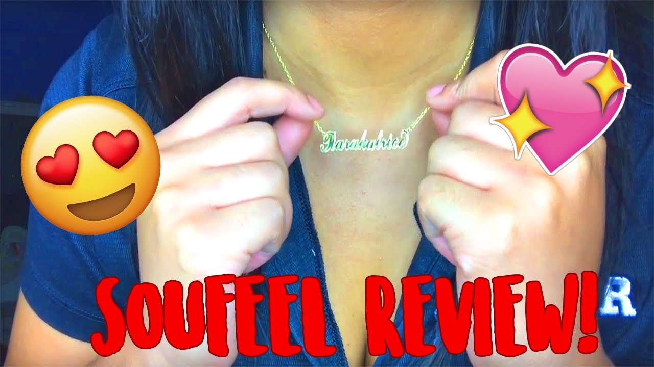 SOUFEEL Jewelry Name Necklace Review!