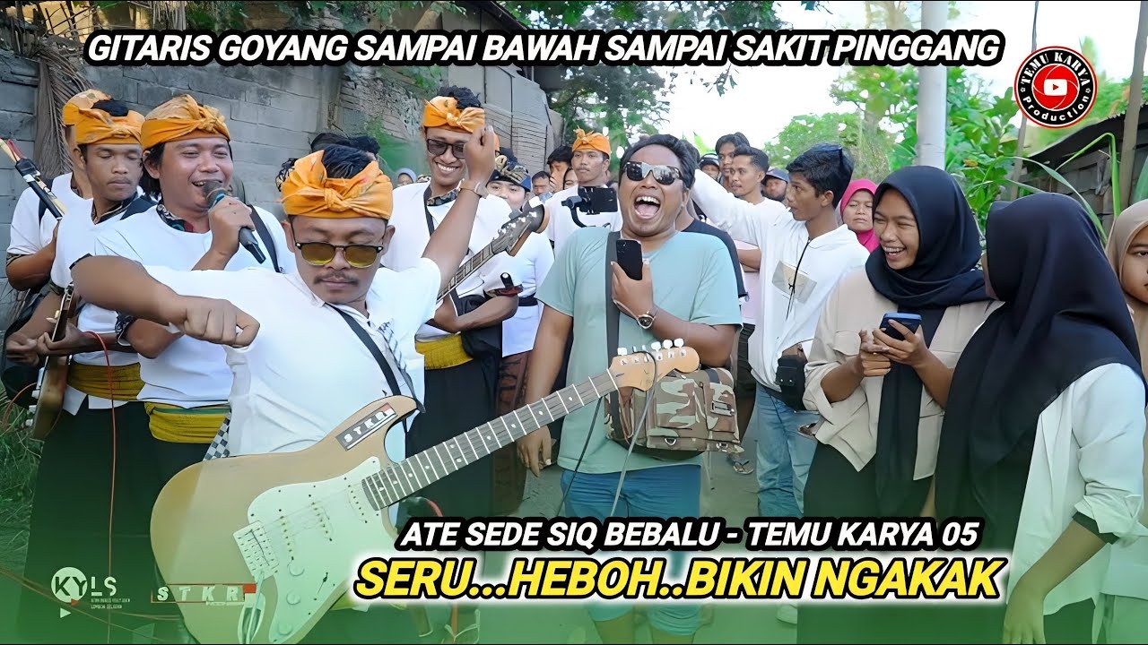 Lagu Ate sede siq bebalu bikin gitaris goyang sampai bawah_Temu karya 05 live Pandan dure