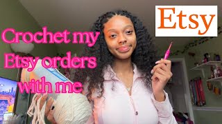 crochet my etsy orders with me | raymadethat