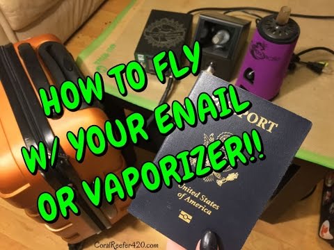 HOW TO FLY w/ your ENAIL & VAPE - travel tips for stoners - CoralReefer - 동영상 HOW TO FLY w/ your ENAIL & VAPE - travel tips for stoners - CoralReefer - 동영상