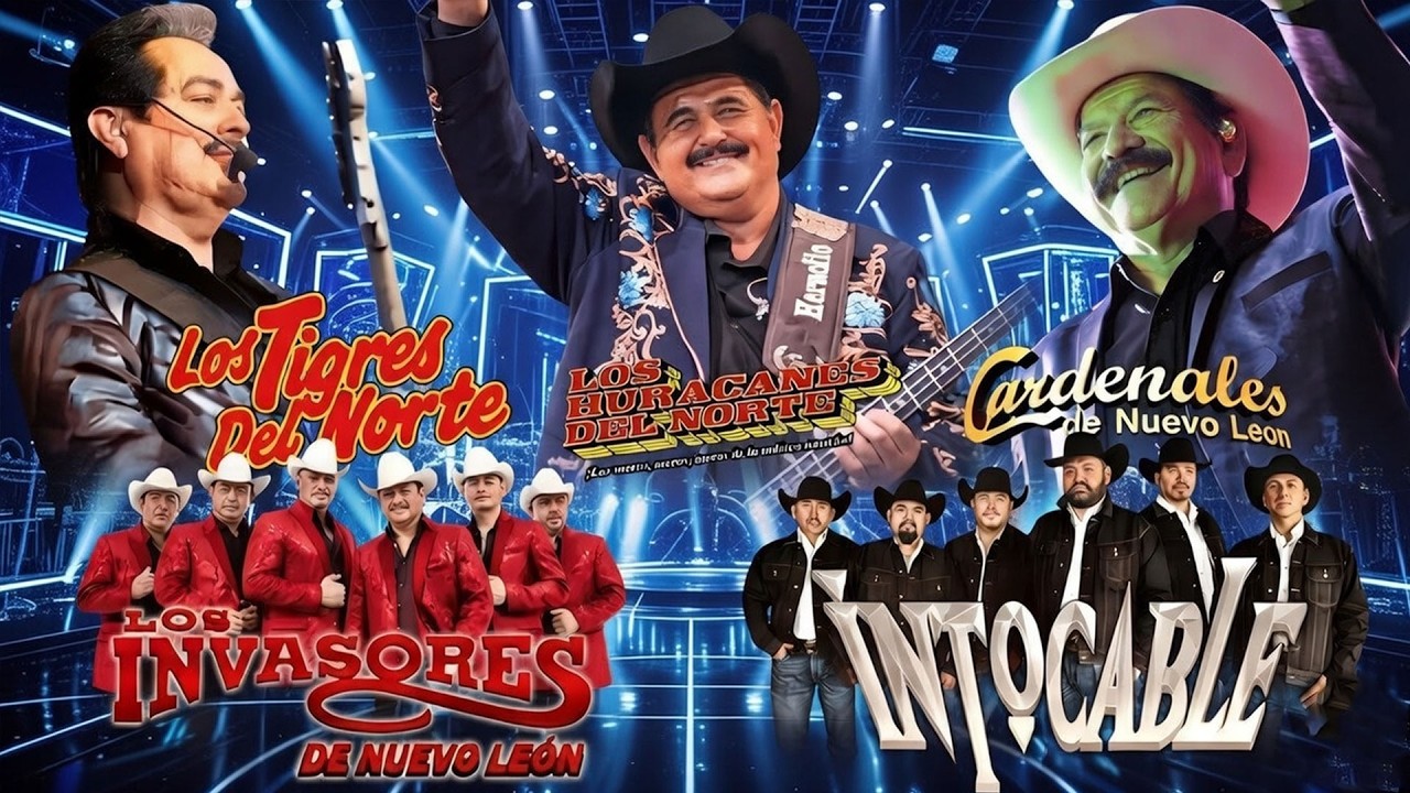 Lo Mejor de la Música Norteña - Los Tigres, Huracanes, Invasores, Cardenales, Intocable | Mix 2026
