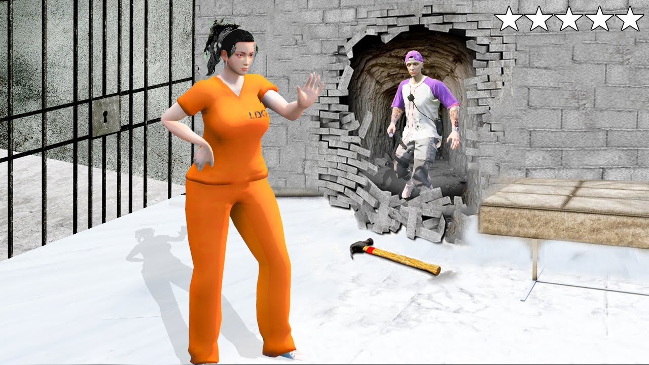 O SALVEZ pe LUCIA din INCHISOARE in GTA 5!