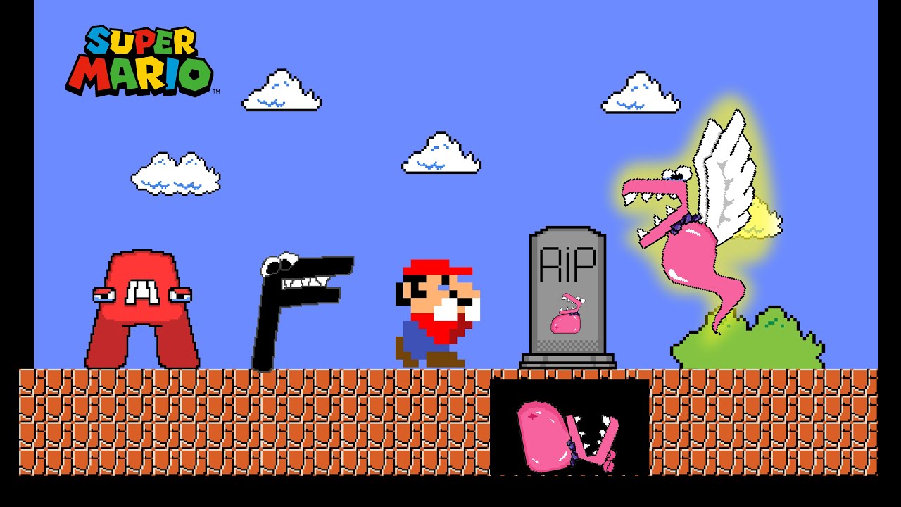 Mario R.I.P Mother F Alphabet Lore (A - Z...), Sorry Alphabet Lore...| Alphaxel Animation