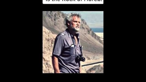 Archaeologists believe this is the rock of horeb #archeology #ark #discovery #educational #foryou