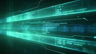 Futuristic Digital Data Technology Interface Background