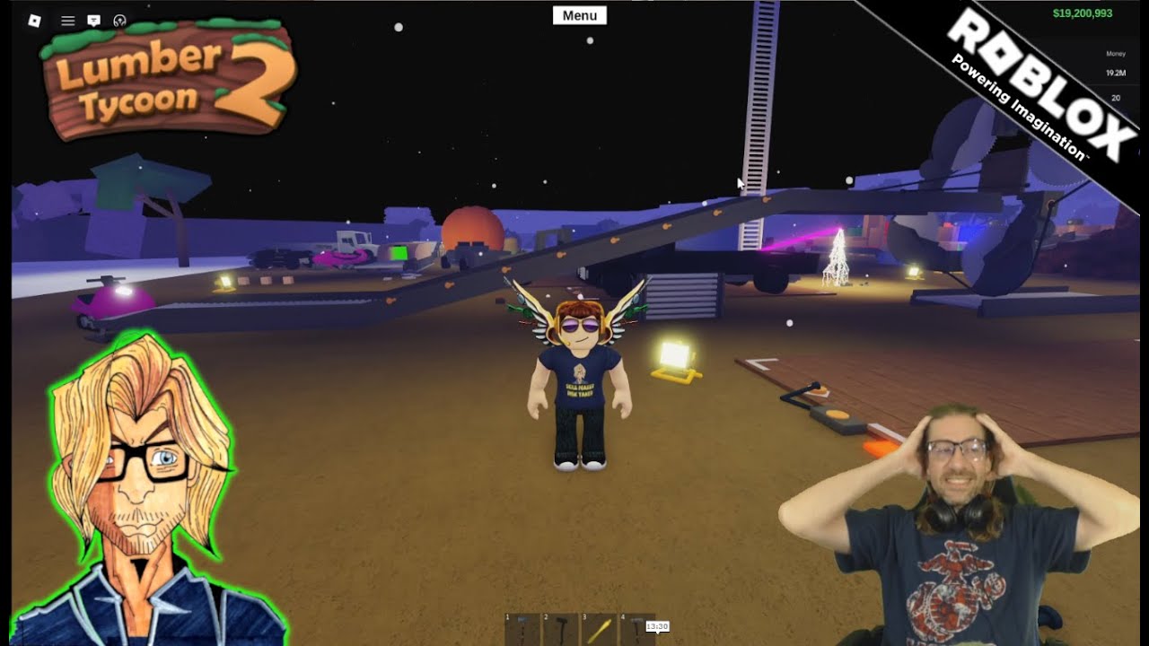 Roblox - Lumber Tycoon 2 - Открытие рождественских подарков и новогоднее обращение