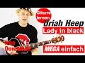 Lady in black easy to play Gitarre lernen 🎸