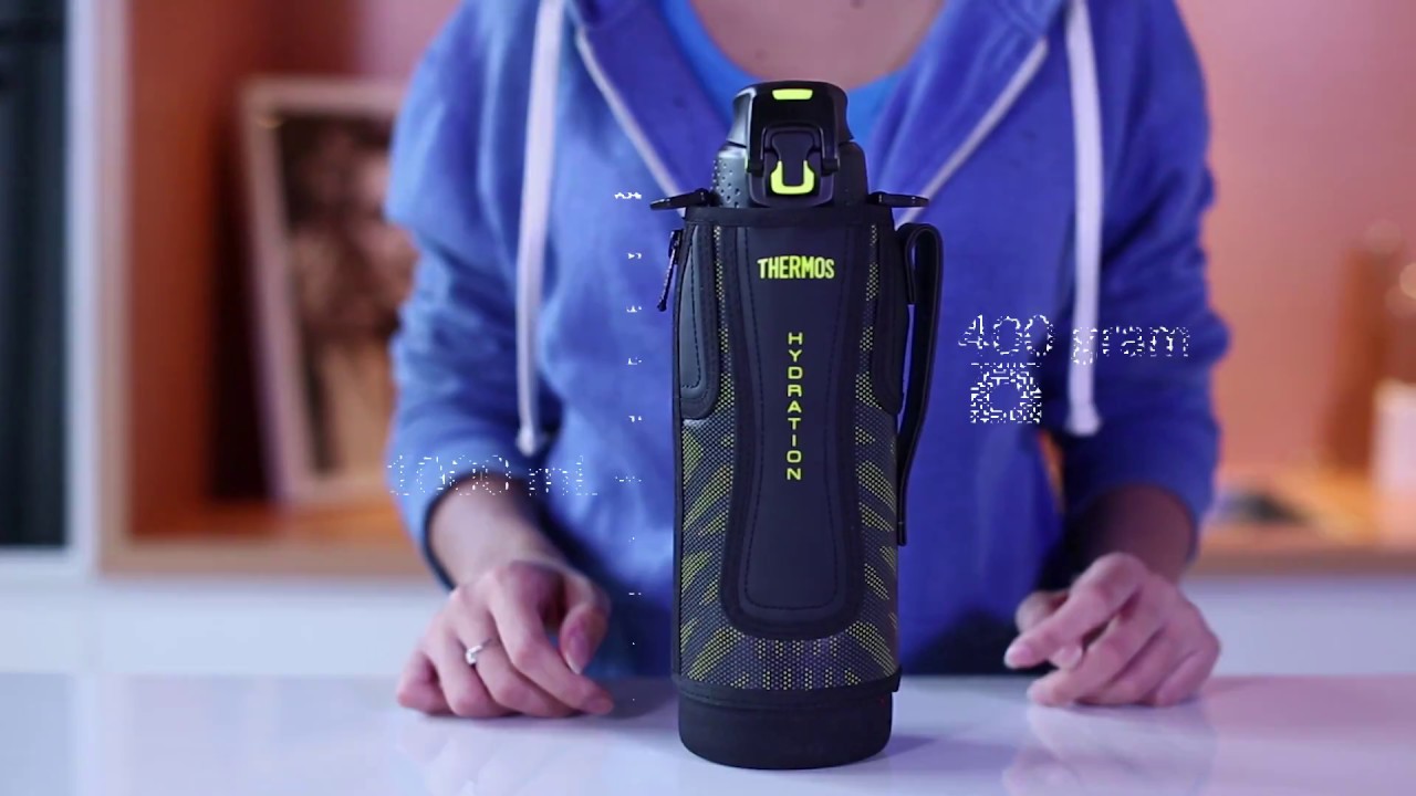 Thermos FFZ1001 F Sports Bottle for Adults with Stylish Sling Pouch YouTube