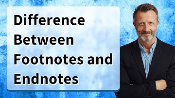 Difference Between Footnotes and Endnotes