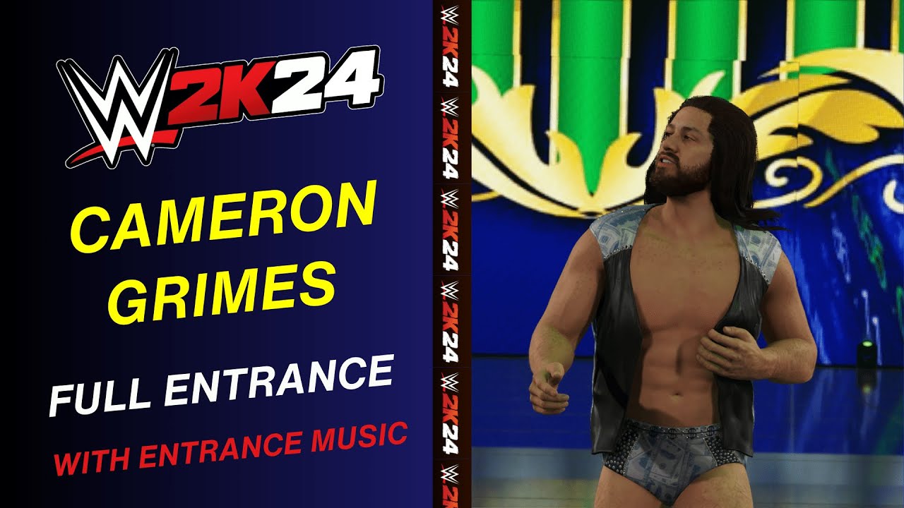 Cameron grimes WWE 2K24 ENTRANCE - 