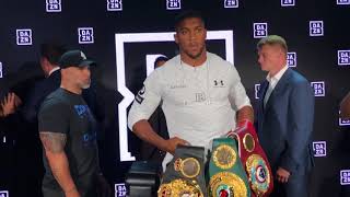 Joshua vs Povetkin face off