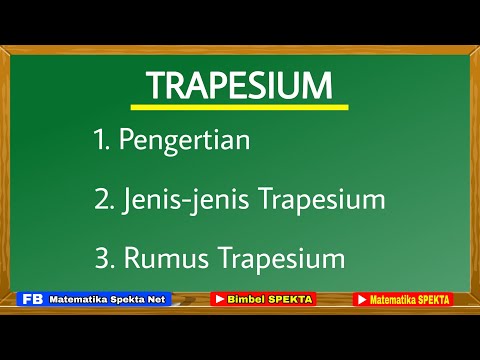 Video: Apakah diagonal trapesium saling membagi dua?